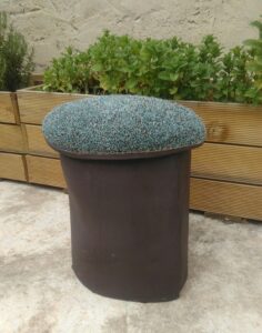 coussin sur plot ceramique