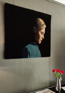 tapis portrait songe pure laine floe sivell handtufting