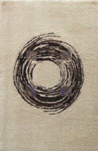 tapis tourbillon laine et bois 100x67cm (2)