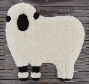 tapis mouton laine